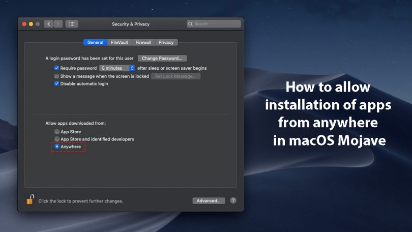 How to bypass security installing app on macbook pro